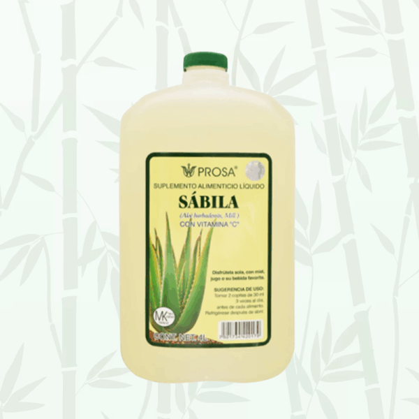 Suplemento alimenticio liquido Sábila